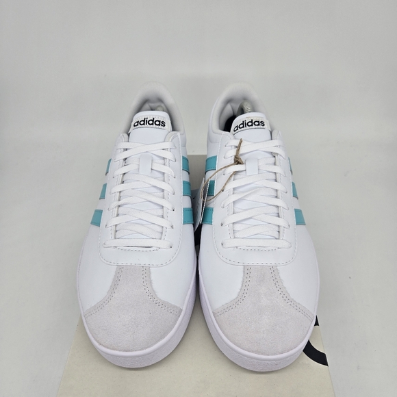 New adidas VL Court Mercedes AMG Petronas Formula One Team Men's Shoes Size 9.5 - Picture 2 of 8